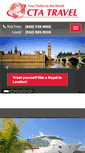 Mobile Screenshot of ctatravel.com